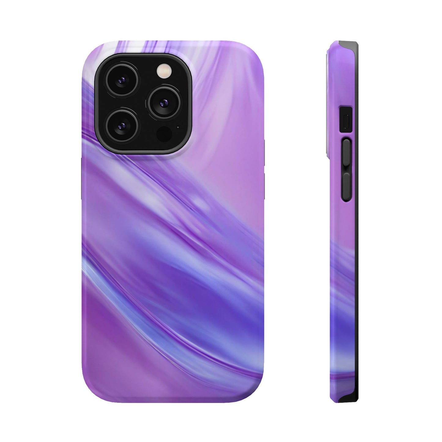 Wireless-Charging Compatible Case – Lavender Wave