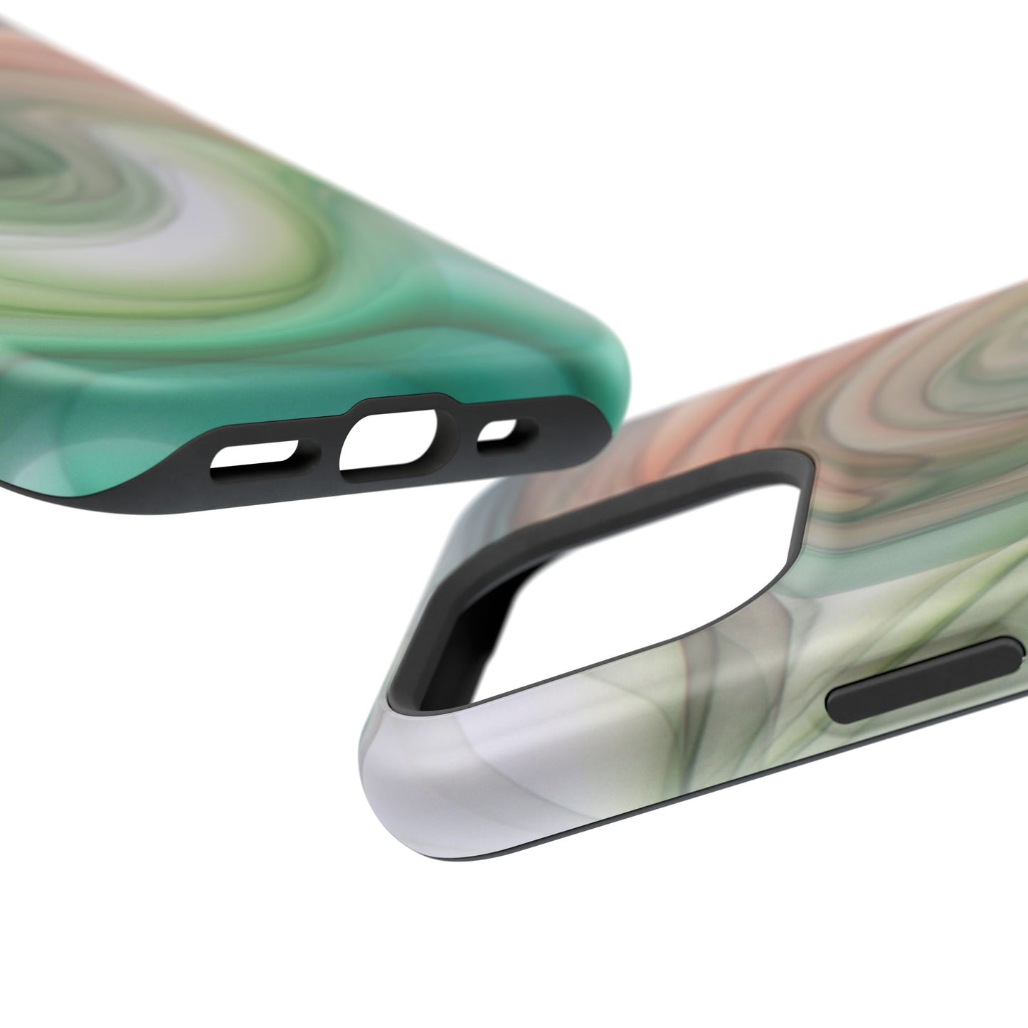 Impact-Resistant Phone Case – Marble Flow