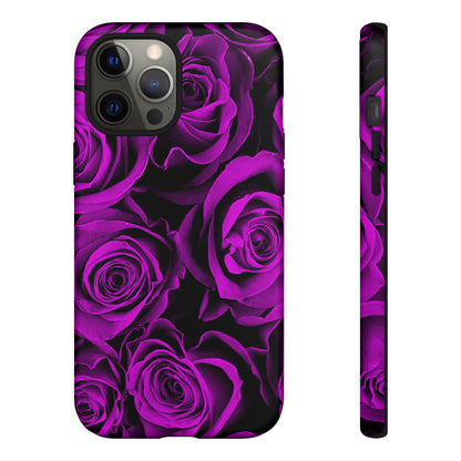 Protective Phone Case – Amethyst Roses