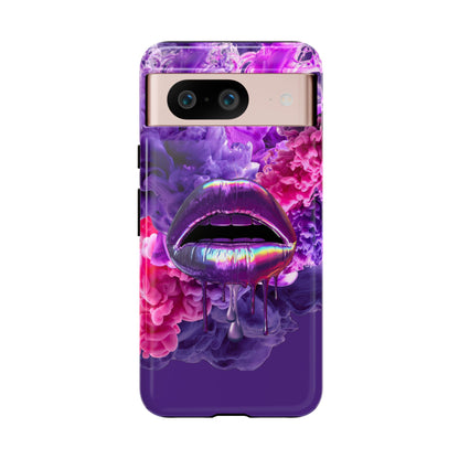 Protective Phone Case – Purple Haze Lips