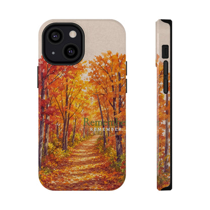 Impact-Resistant Phone Case – Autumn Remembered – Compatible with iPhone 11–17 & Samsung Galaxy S22–S26 Series