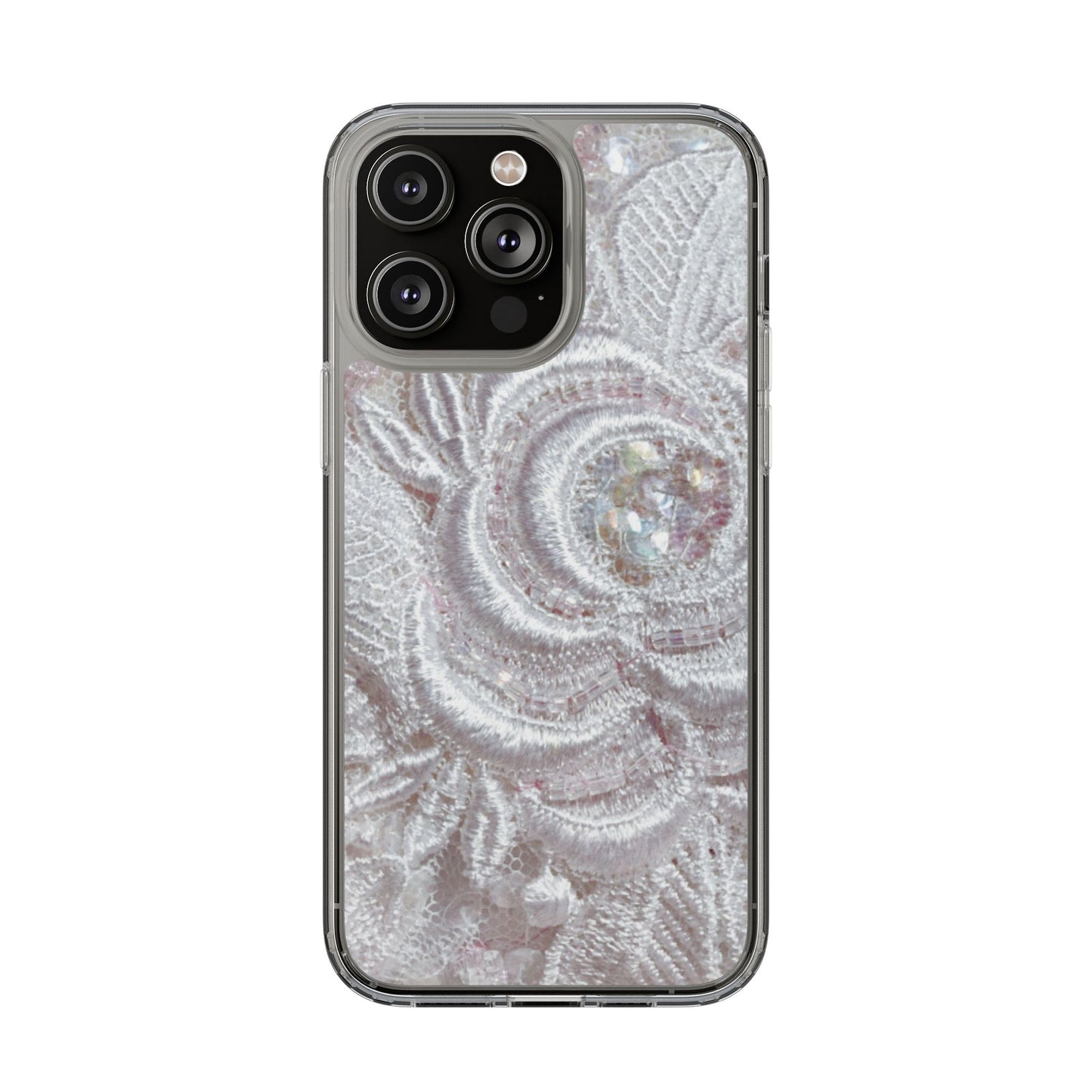 Clear Phone Case – Lace Veil