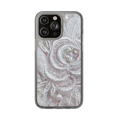 Clear Phone Case – Lace Veil