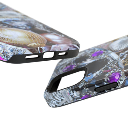 Impact-Resistant Phone Case – Chrome Jewel