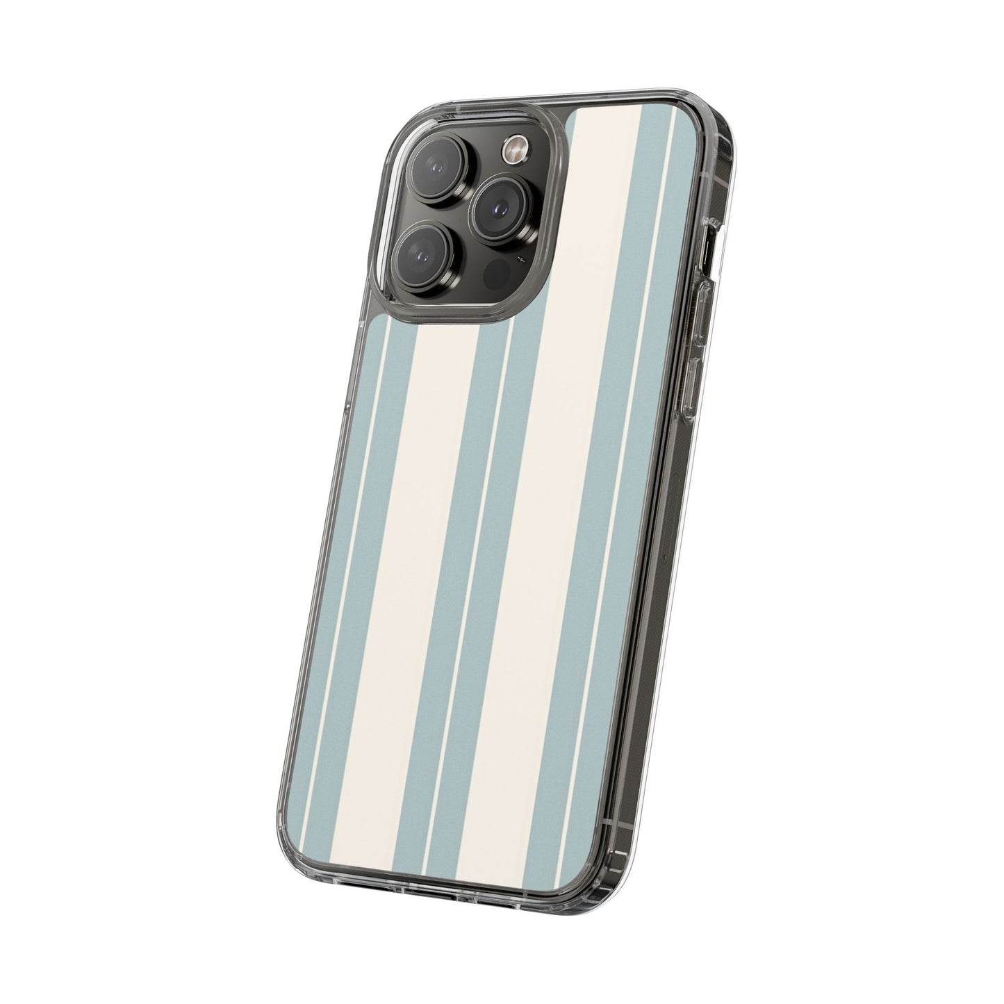 Clear Phone Case – Coastal Stripe