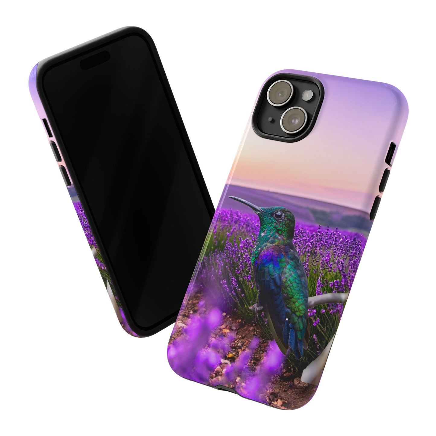 Protective Phone Case – Hummingbird Reverie
