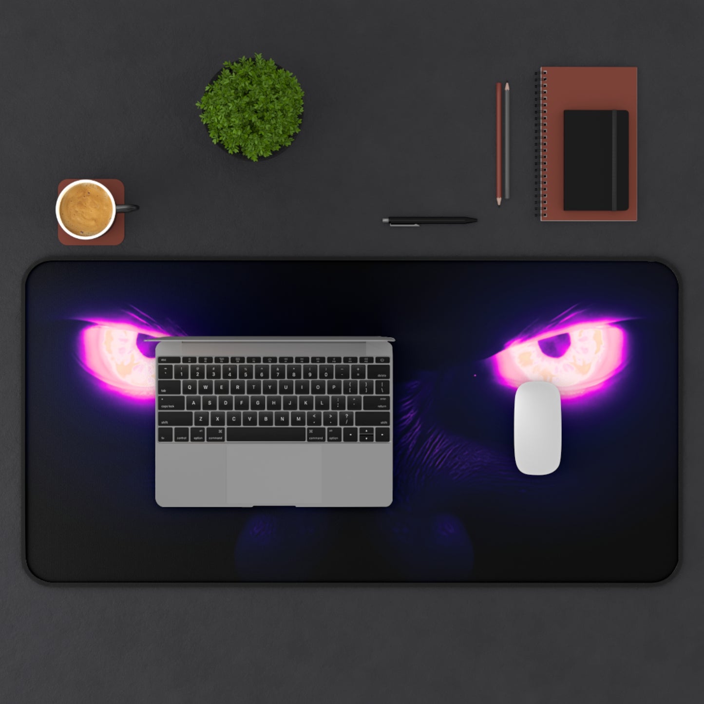 Neoprene Desk Mat – Phantom Monster Eyes