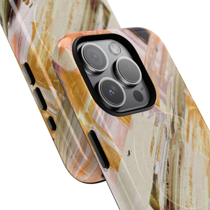Protective Magnetic Phone Case – Brush & Bronze