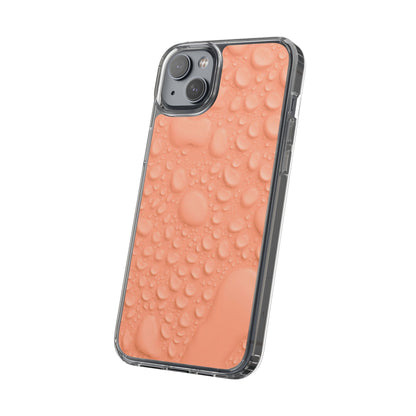 Clear Phone Case – Apricot Rain