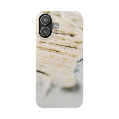 Slim Phone Case – Woven Warmth
