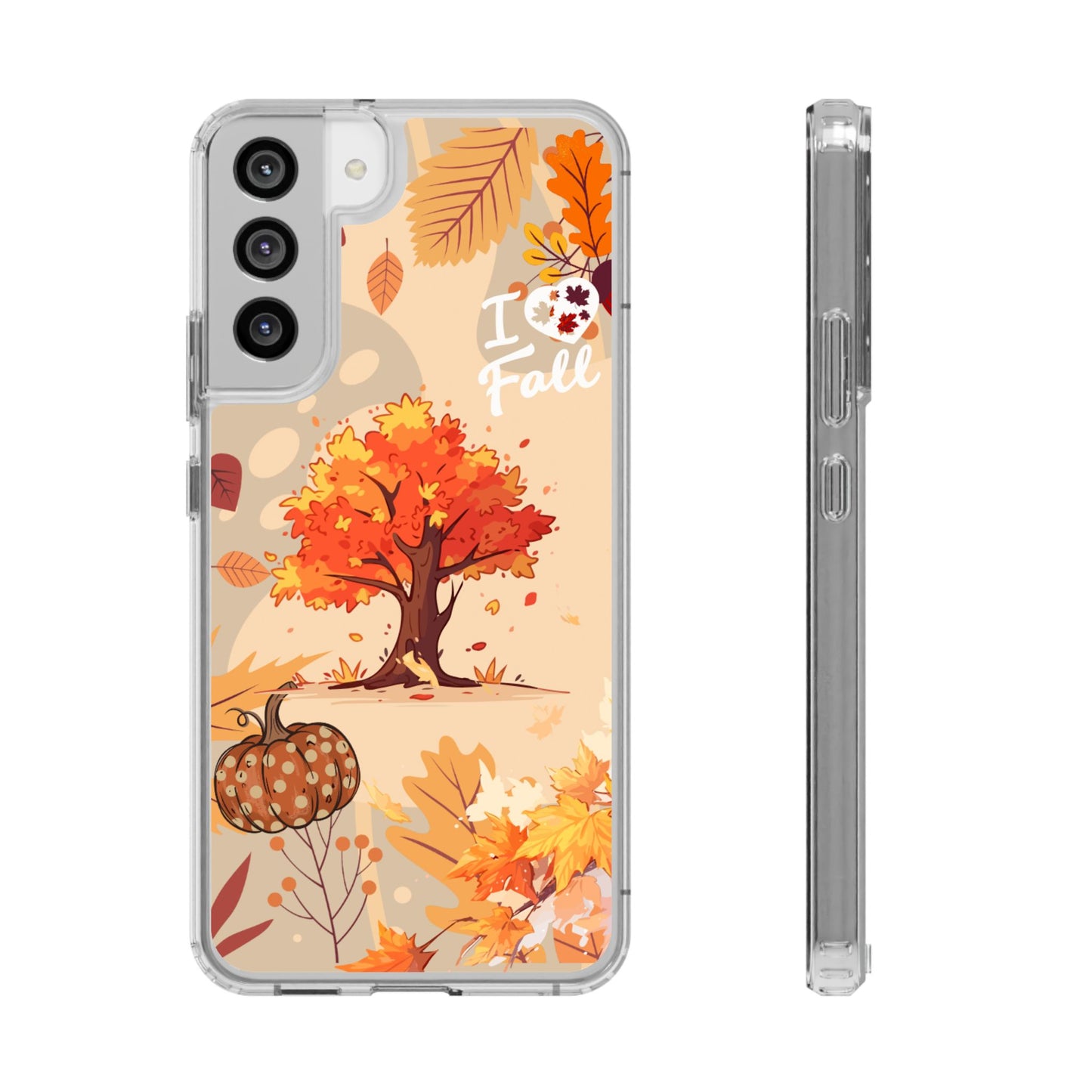 Clear Phone Case – Fall in Love