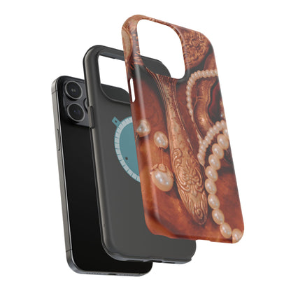 Wireless-Charging Compatible Case – Bronze Vanity