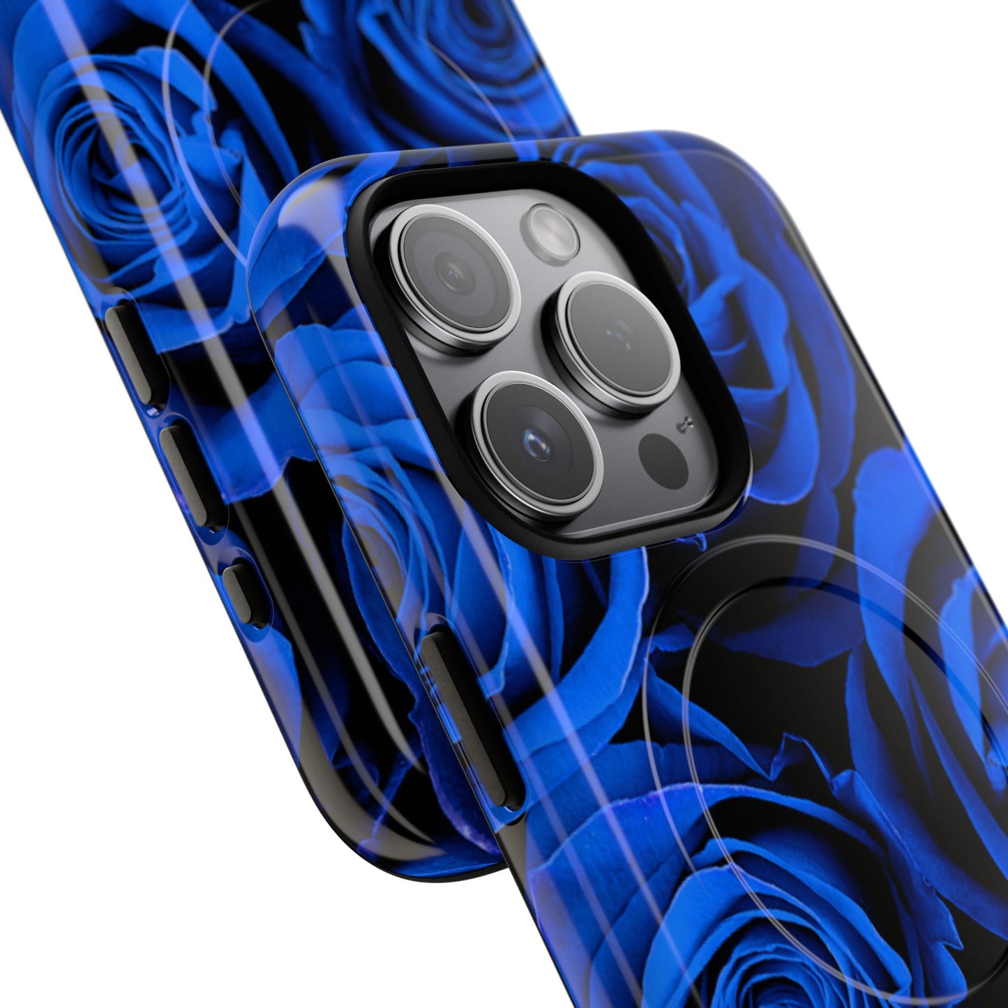 Protective Magnetic Phone Case – Midnight Bloom