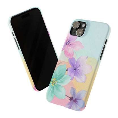 Slim Phone Case – Water Petal