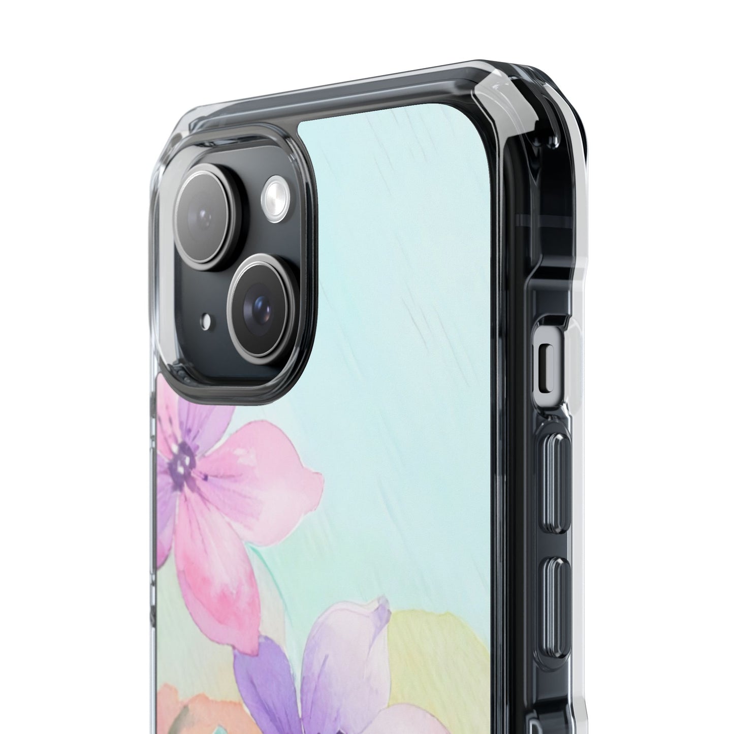 Clear Magnetic Phone Case – Water Petal