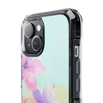 Clear Magnetic Phone Case – Water Petal