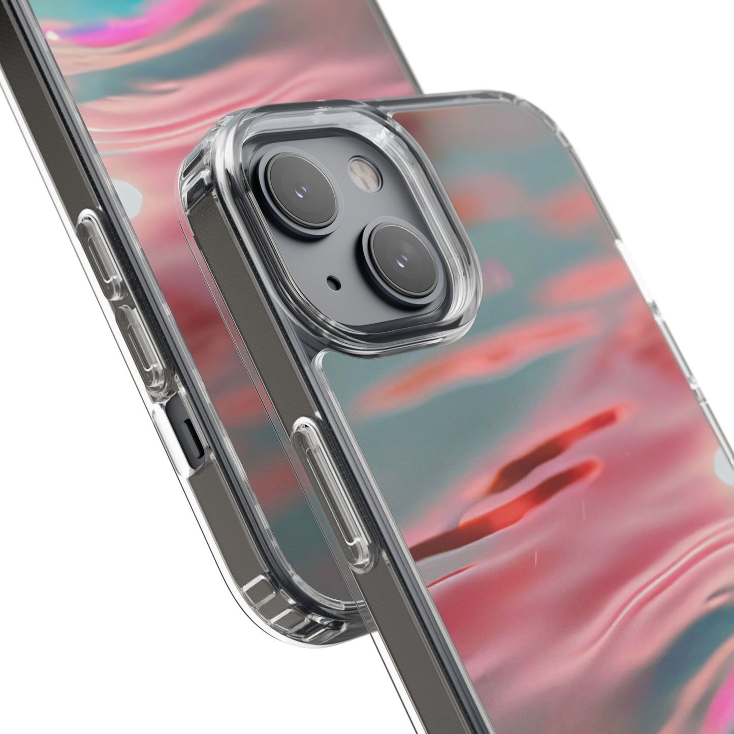 Clear Phone Case – Liquid Sunset