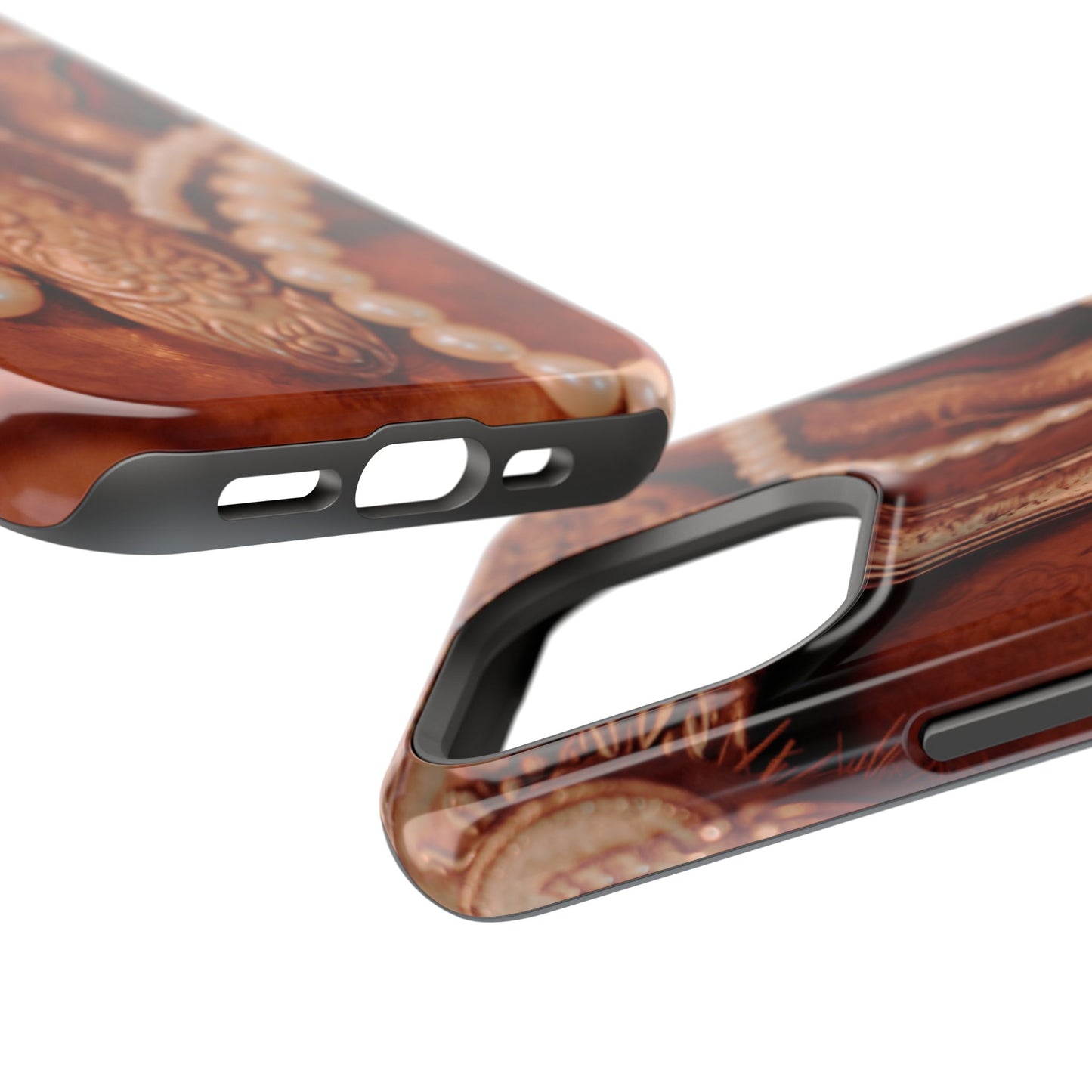 Impact-Resistant Phone Case – Bronze Vanity