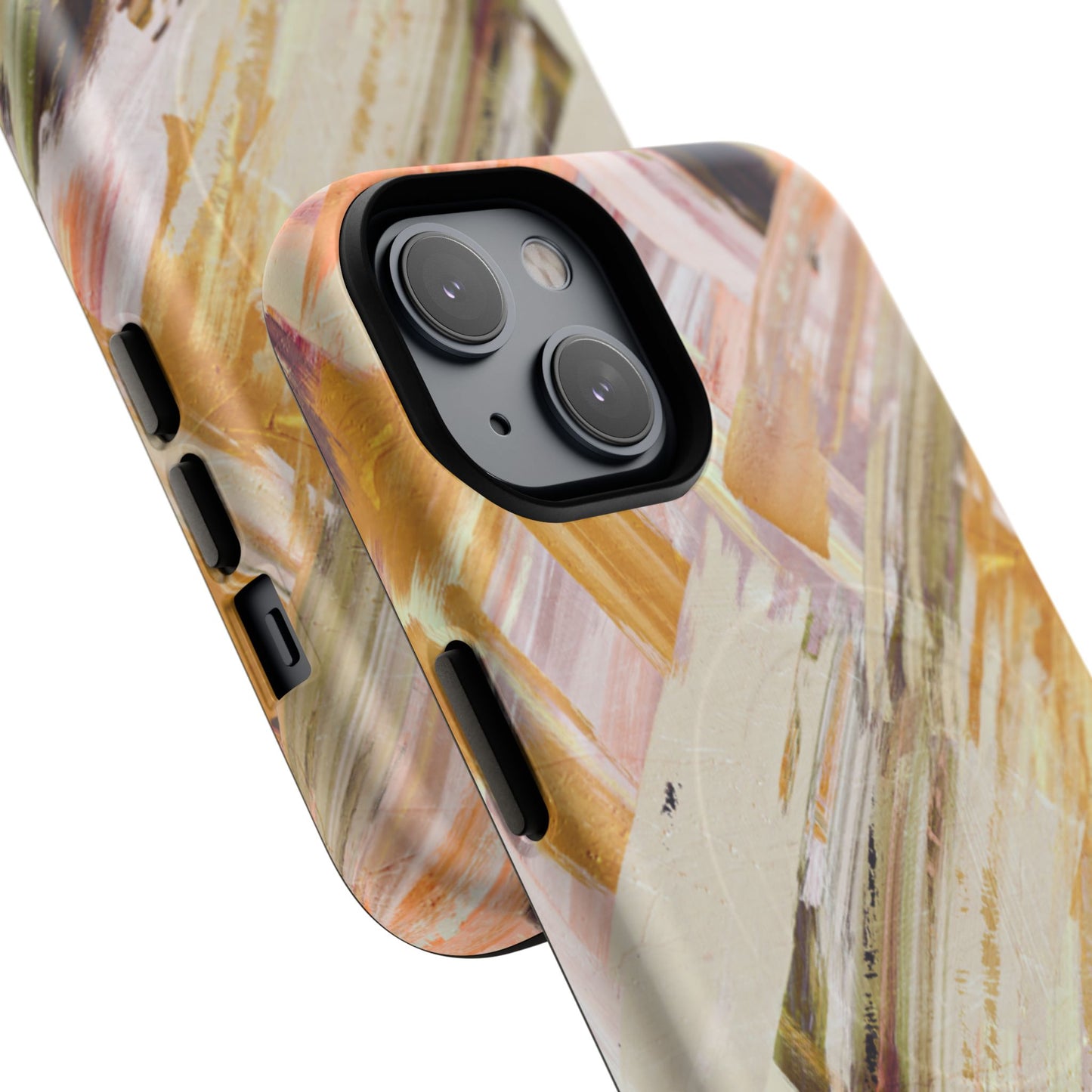 Protective Magnetic Phone Case – Brush & Bronze