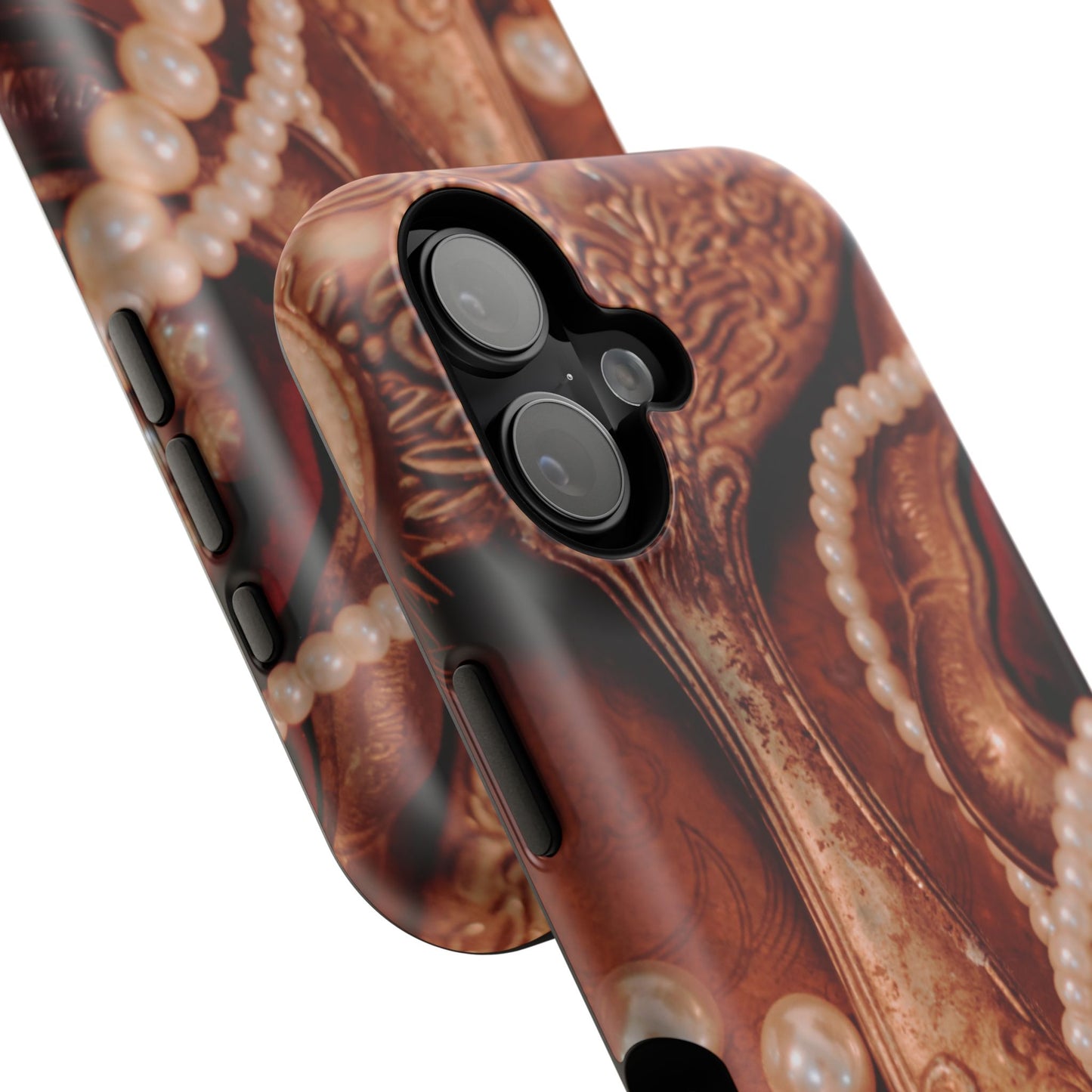 Impact-Resistant Phone Case – Bronze Vanity