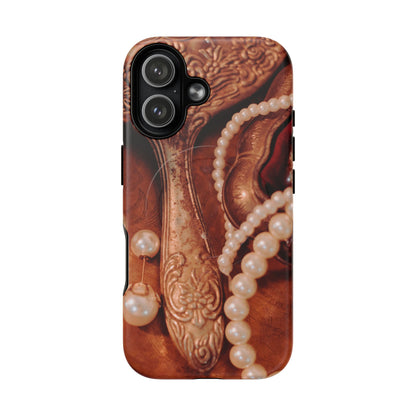 Protective Magnetic Phone Case – Bronze Vanity