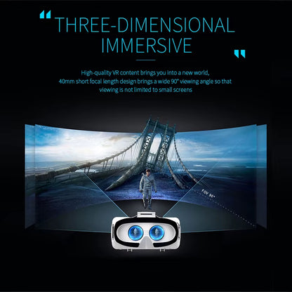 VR Shinecon Casque 3D Helmet Headset Virtual Reality Glasses for Iphone Android Smart Phone Smartphone Viar Goggles Binoculars