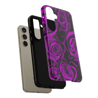 Protective Phone Case – Amethyst Roses