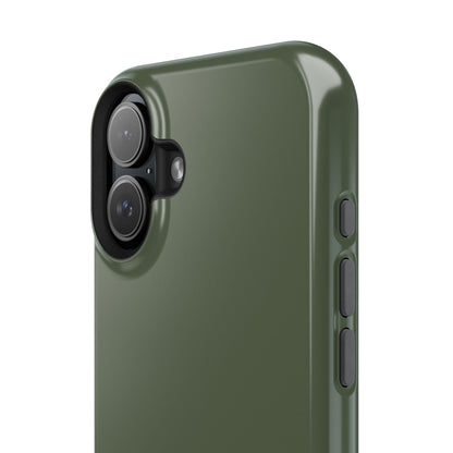 Impact-Resistant Phone Case — Military Green Protective Shockproof Cover