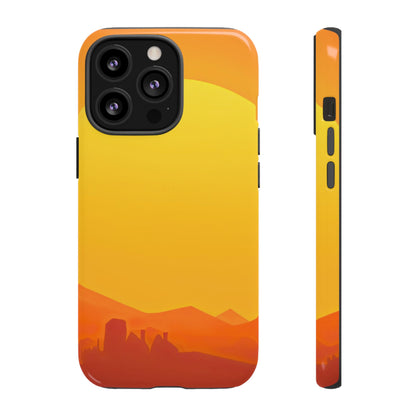 Protective Phone Case – Desert Sunrise