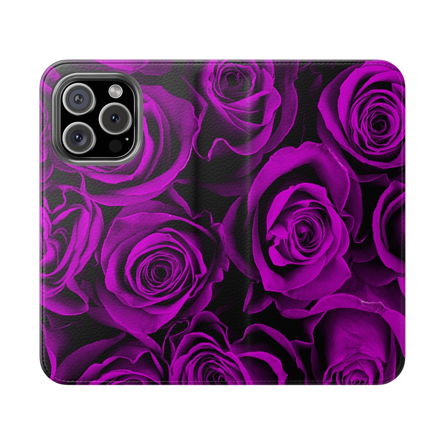 Flip Case – Amethyst Roses