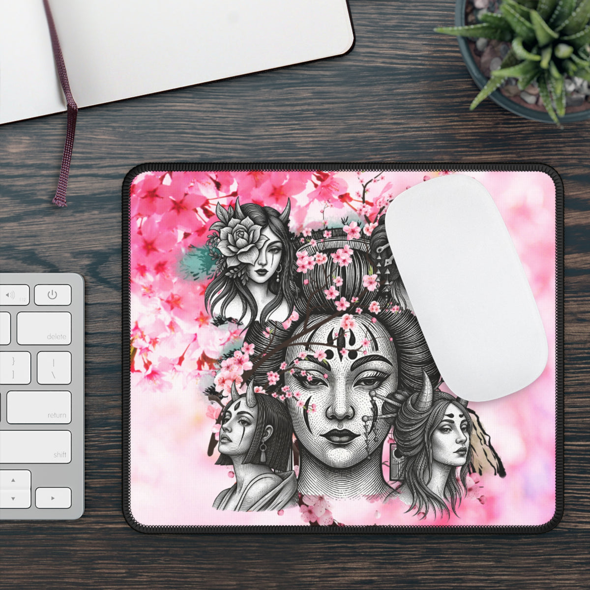 Gaming Mouse Pad – Blossom & Thorn
