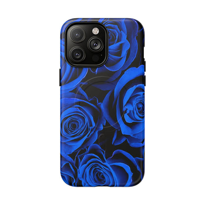 Protective Magnetic Phone Case – Midnight Bloom