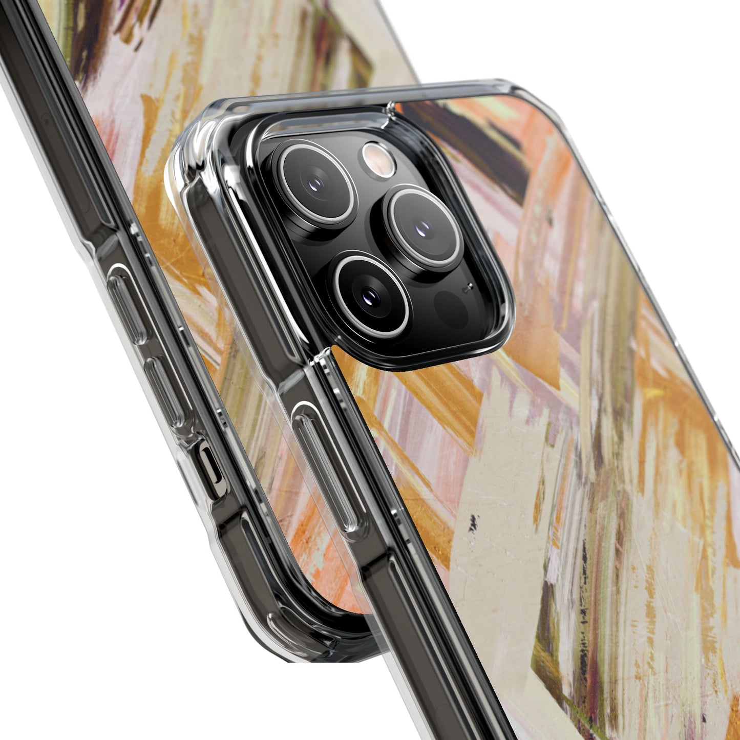 Clear Magnetic Phone Case – Brush & Bronze