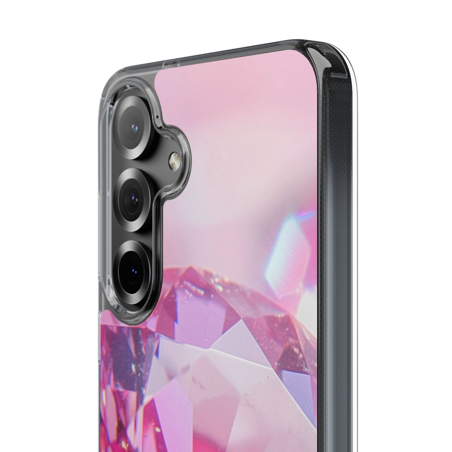 Clear Phone Case – Pink Ice
