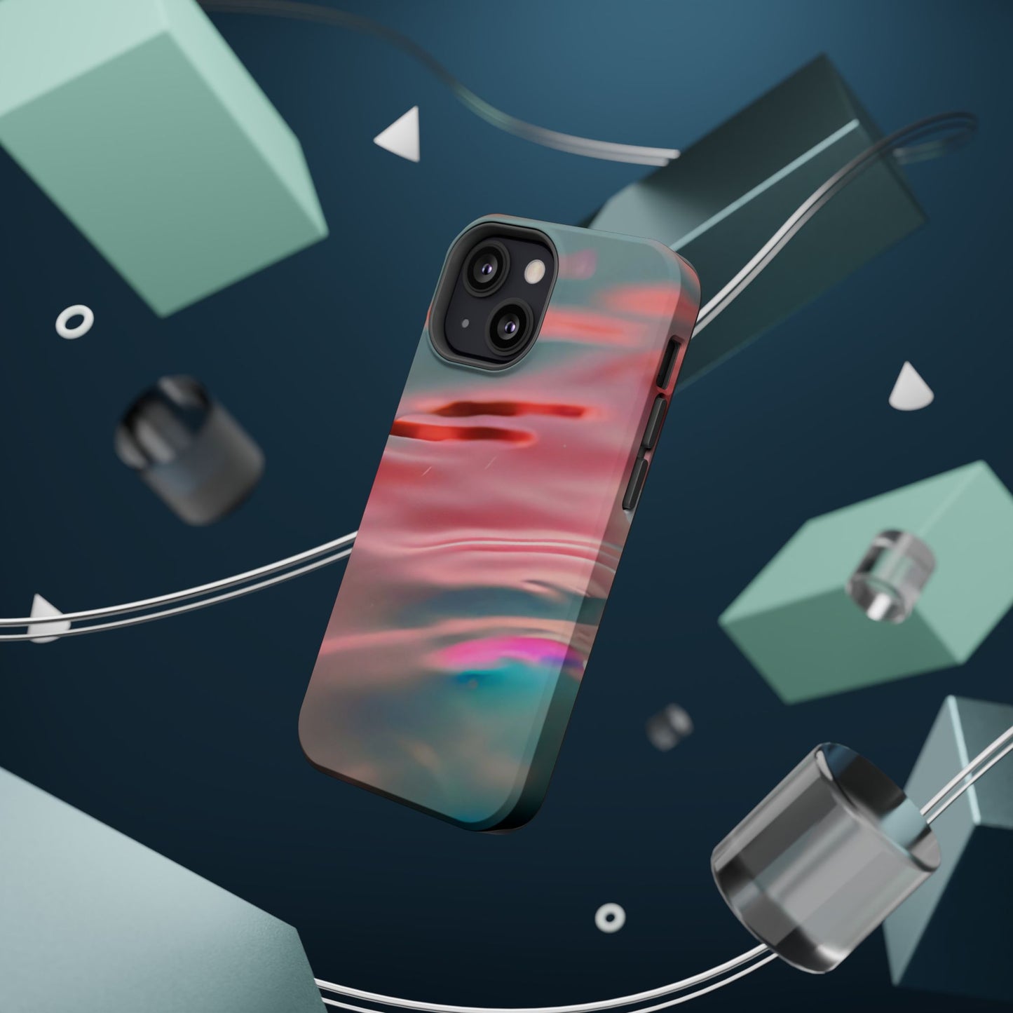 Wireless-Charging Compatible Case – Liquid Sunset