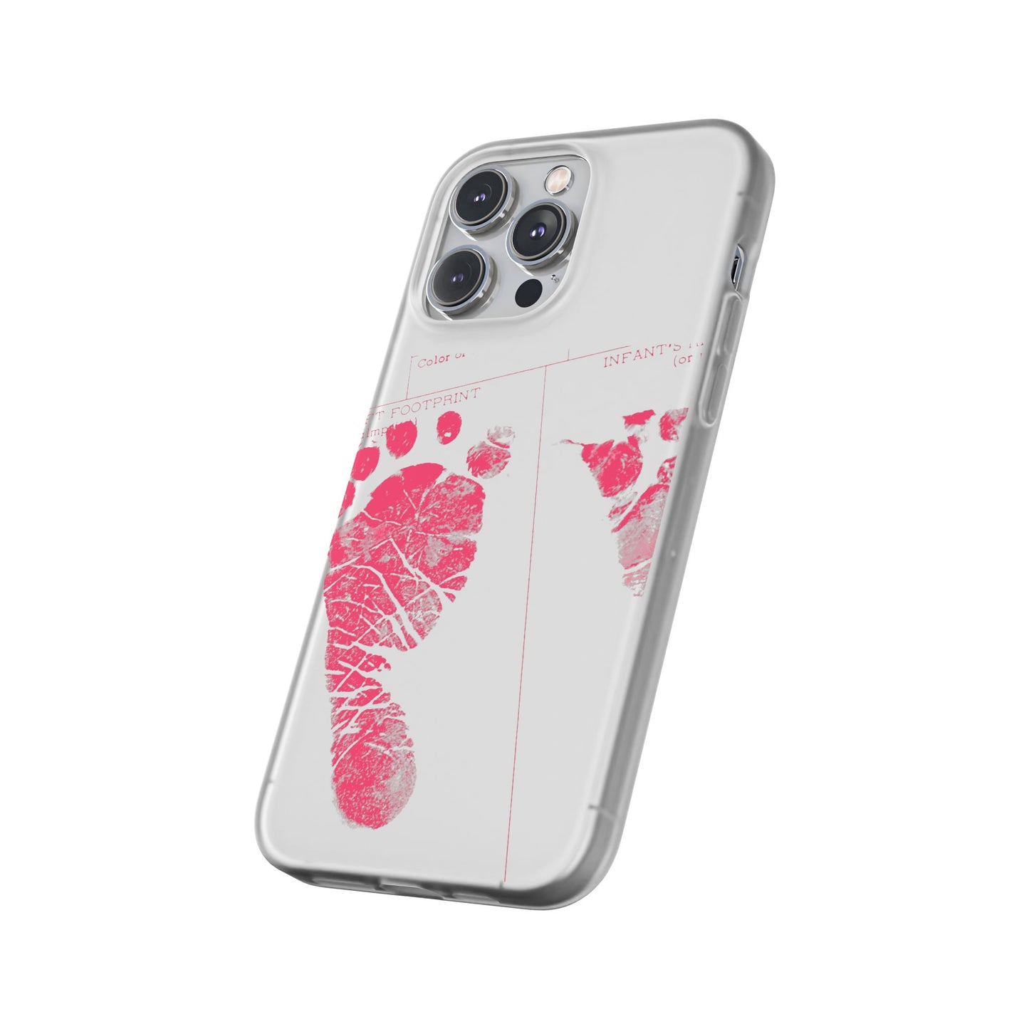 Flexi Case – Mom’s Little Pink Footprints