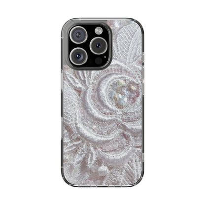 Clear Phone Case – Lace Veil