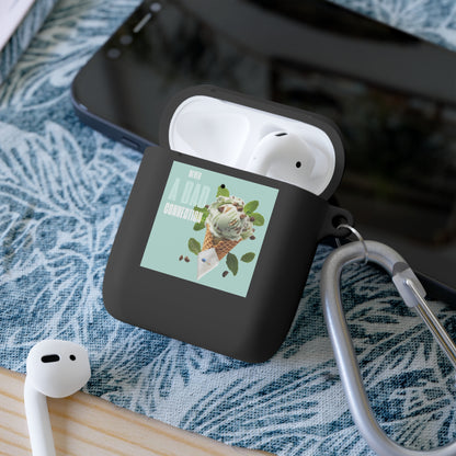 Wireless Earbud Case Cover – Never a Bad Connection Mint Ice Cream Design