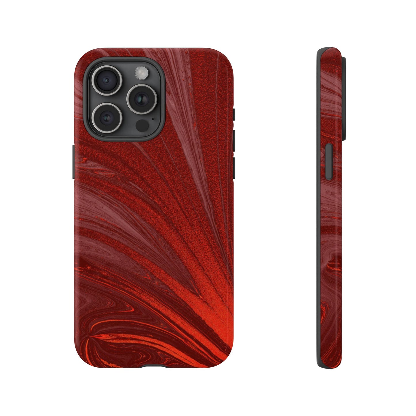 Protective Phone Case – Crimson Current