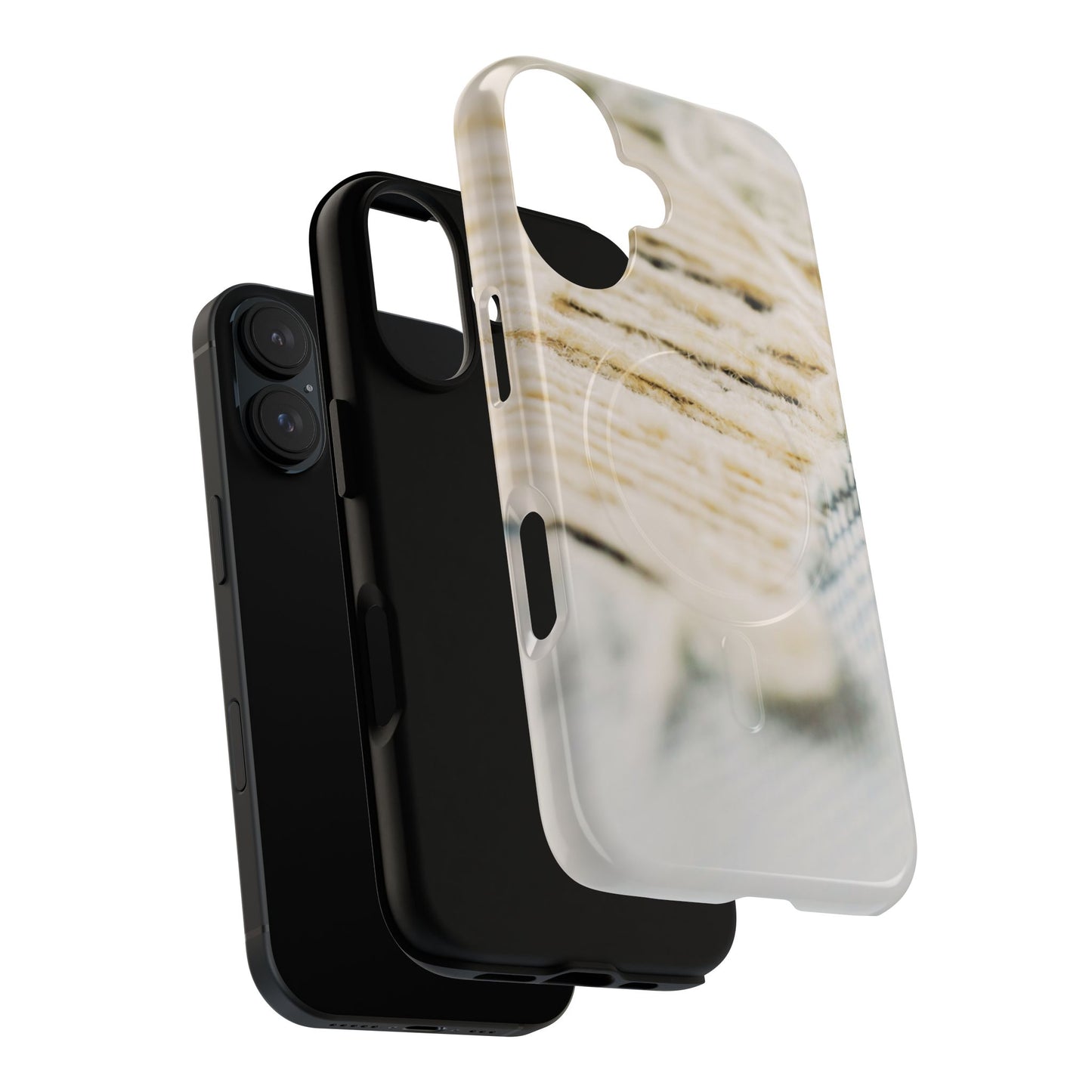 Protective Magnetic Phone Case – Woven Warmth