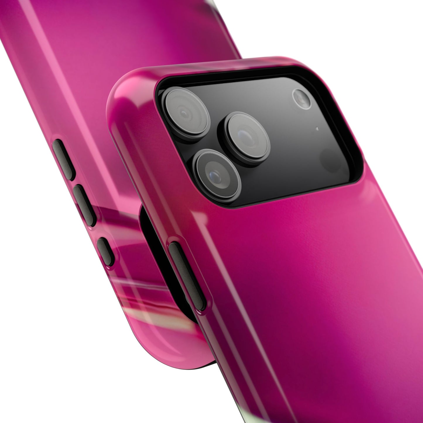 Impact-Resistant Phone Case – Magenta Motion