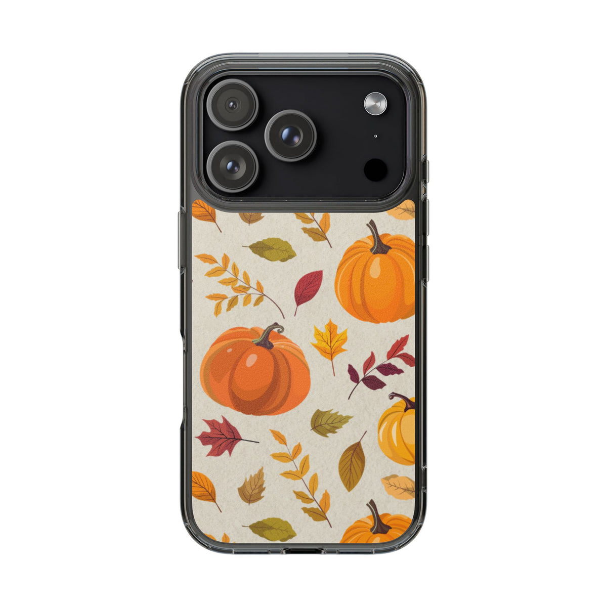 Clear Phone Case – Falling for Pumpkin