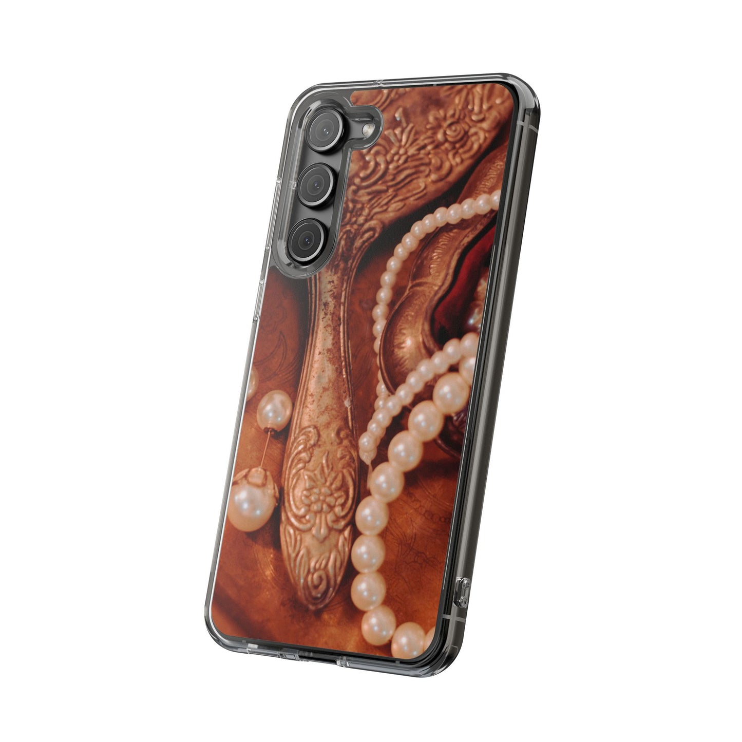 Clear Phone Case – Bronze Vanity
