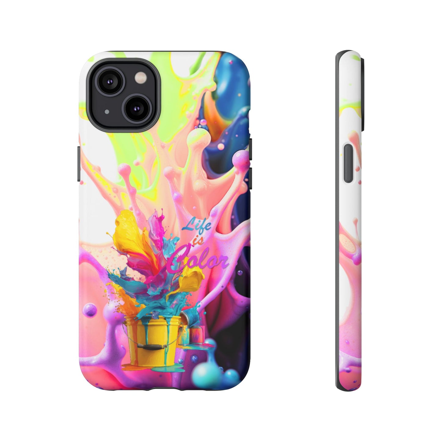 Color Splash Phone Case — “Life in Color” Protective Tough Case
