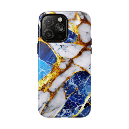 Protective Magnetic Phone Case – Sapphire Veins