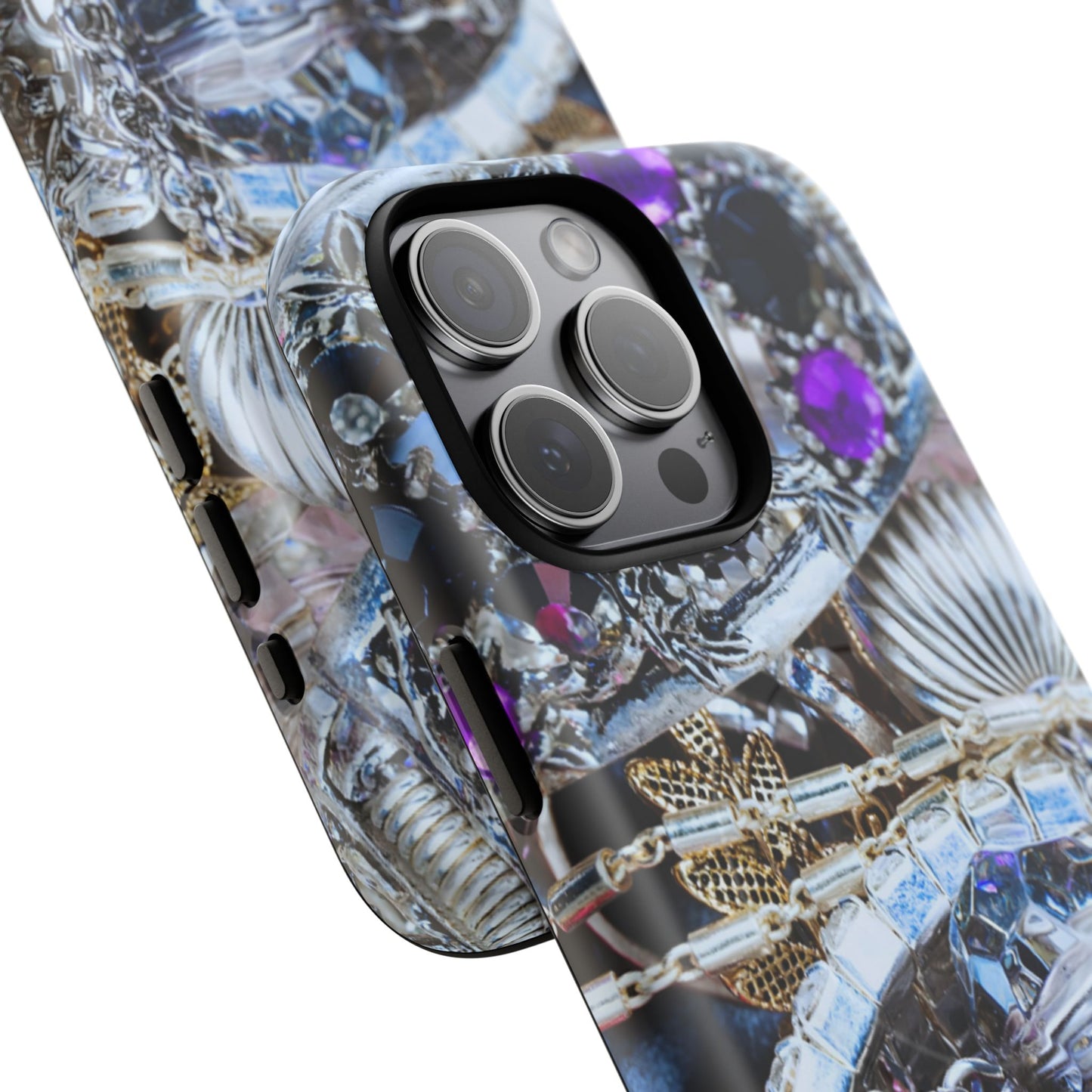 Protective Magnetic Phone Case – Chrome Jewel