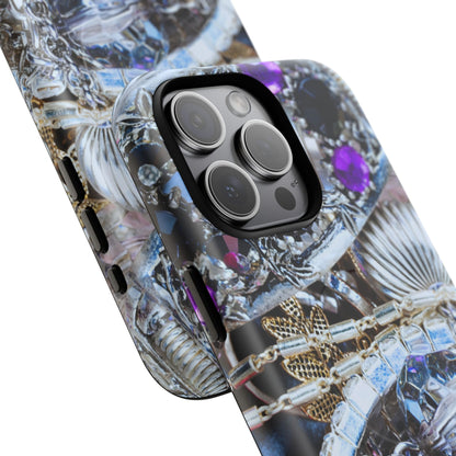 Protective Magnetic Phone Case – Chrome Jewel