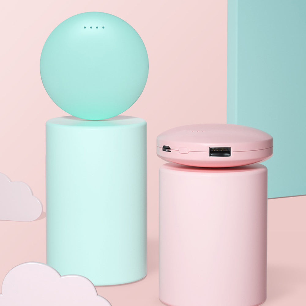 Power Bank Hand Warmer – Compact Round