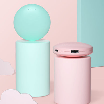 Power Bank Hand Warmer – Compact Round