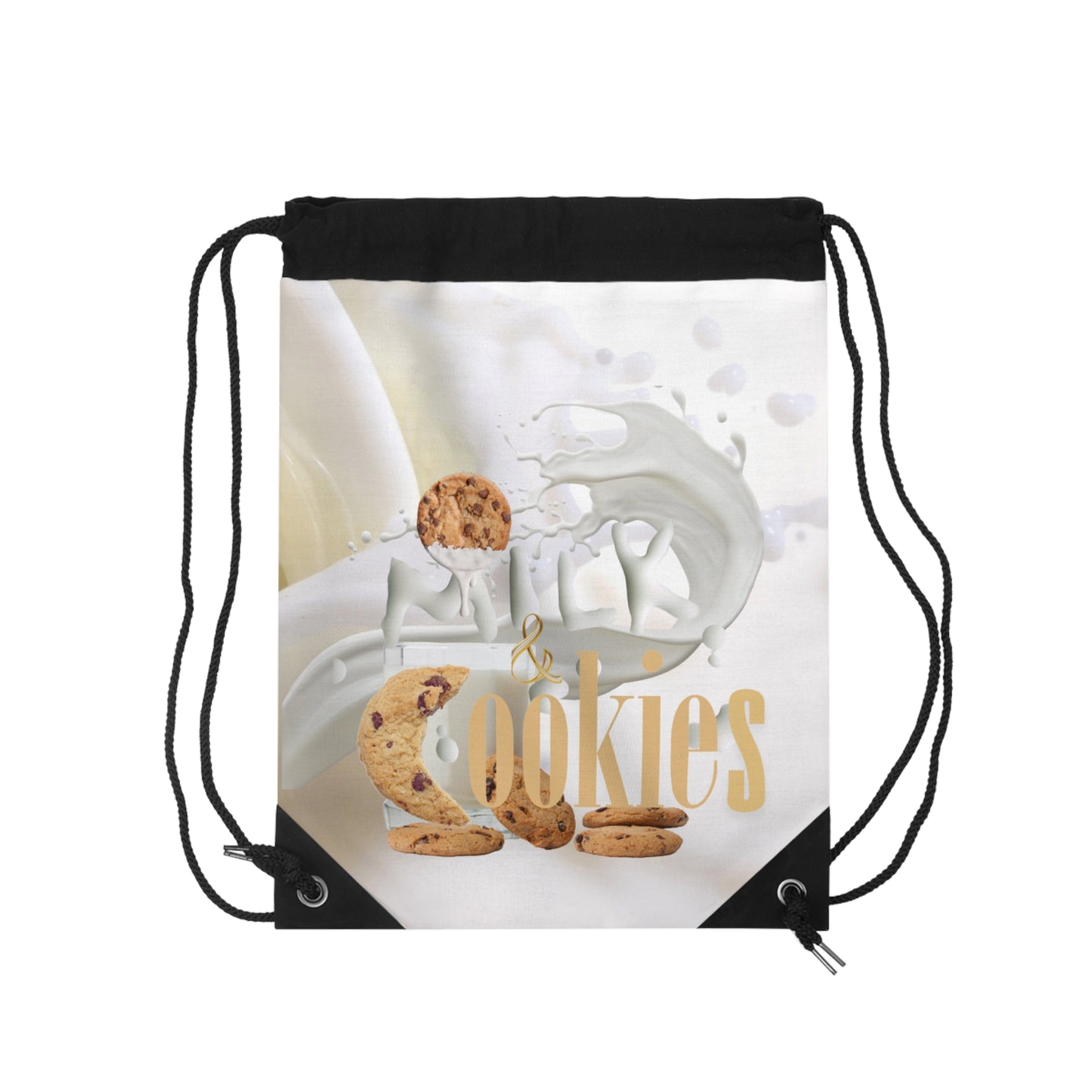 Drawstring Bag – Milk & Cookies